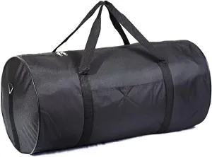 SQUARE JUMBO BLACK DUFFLE CARGO BAG LUGGAGE LAUNDRY TOTE (50Lb 30inches)