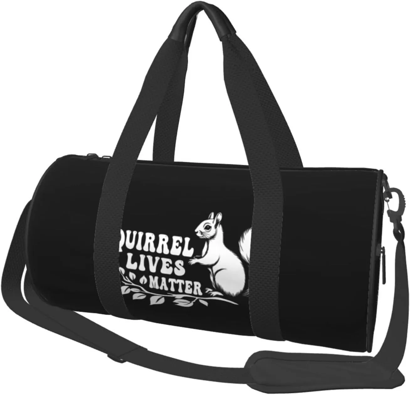 Squirrel Lives Matter Duffel Bag Gym Bag Travel Sports Tote Large Foldable Beach Swim Yoga95