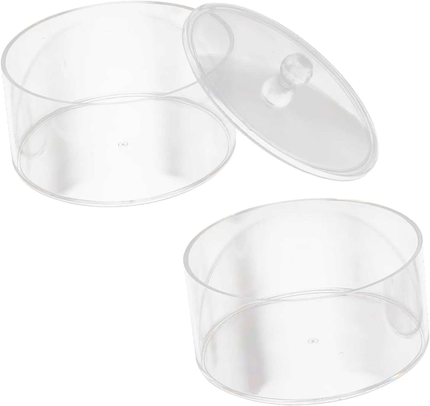 Stackable Acrylic Clear Watch and Jewelry Organizer Box with Lid Transparent Storage Container for Watches Accessories and Sundries Convenient Display and Space-saving Design