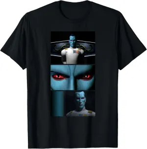 Star Wars The Clone Wars Grand Admiral Thrawn Red Eyes T-Shirt
