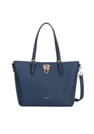 Starfish Tote Bag With Buckle - Navy