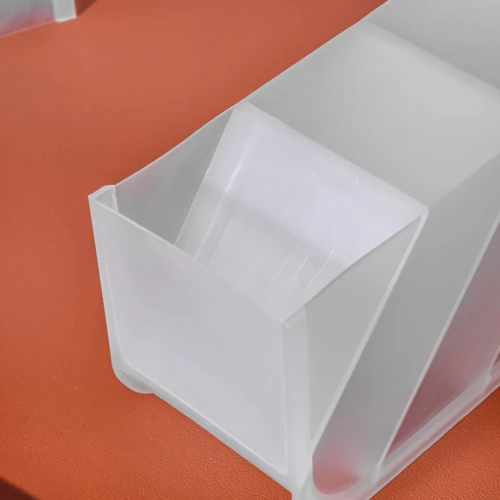 Stationery Table Organiser White Set Of 2