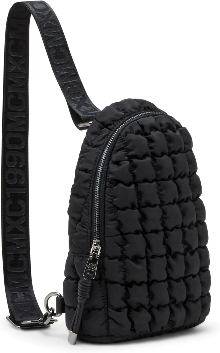 Steve Madden Bterrie Small Puffer Quilted Sling, Black