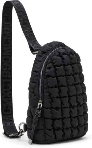 Steve Madden Bterrie Small Puffer Quilted Sling, Black