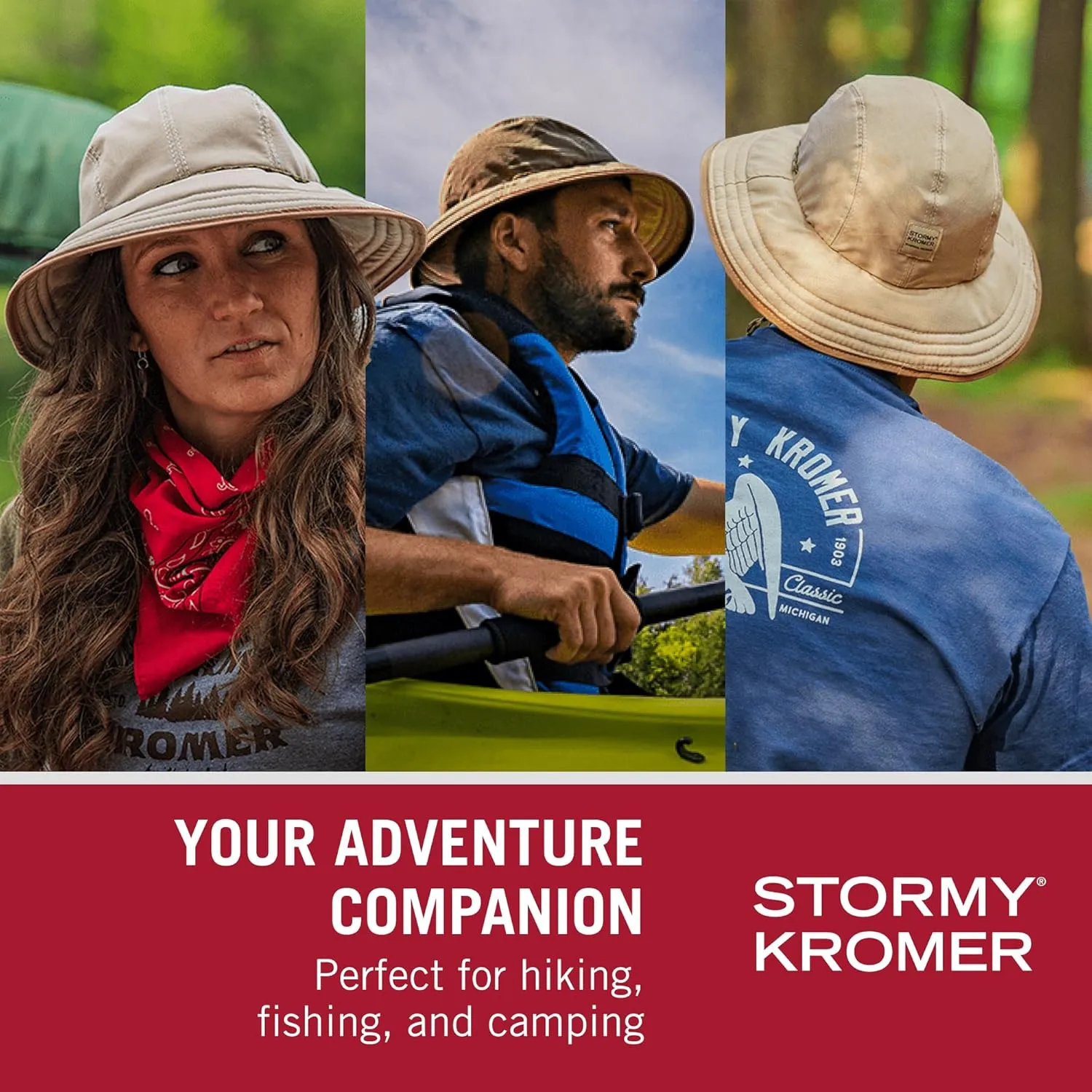 Stormy Kromer The Forager Hat, 100% Cotton Ripstop, for Outdoor Adventures