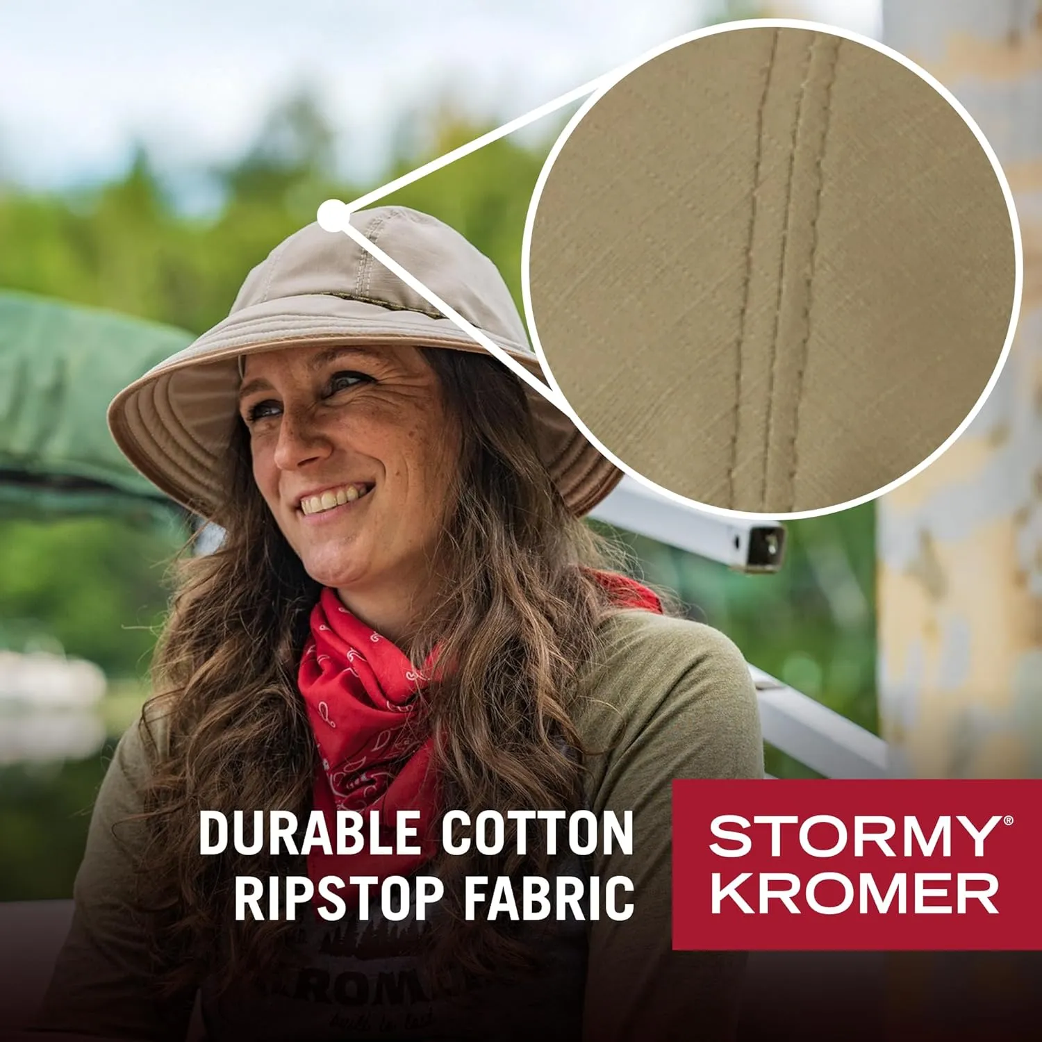 Stormy Kromer The Forager Hat, 100% Cotton Ripstop, for Outdoor Adventures
