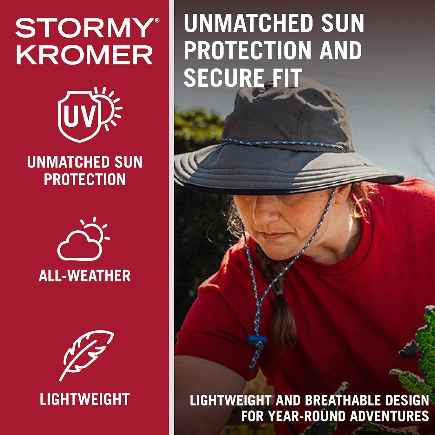 Stormy Kromer The Forager Hat, 100% Cotton Ripstop, for Outdoor Adventures
