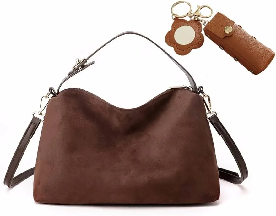 Stylish Faux Suede Tote Bag for Women - Durable, Lightweight, and Versatile Large Handbag - Perfect for Everyday Use, Work, Travel, and Chic Fashion - Spacious for Ultimate Convenience