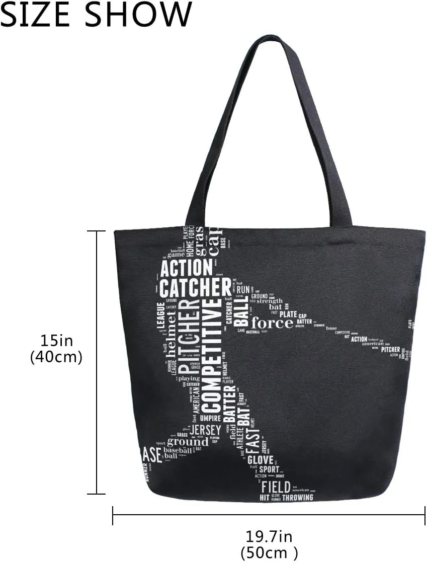 SUABO Tote Bag Kitchen Reusable Grocery Bags Canvas Shopping Bag for Mom's Gift Outdoor