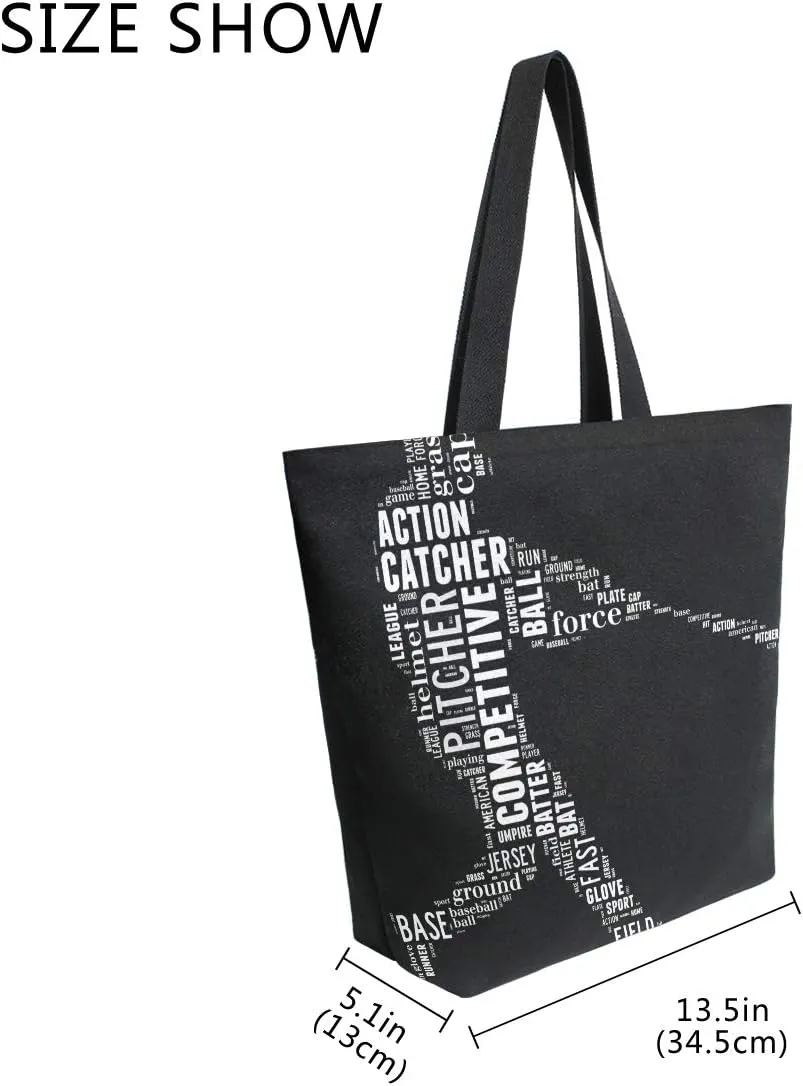 SUABO Tote Bag Kitchen Reusable Grocery Bags Canvas Shopping Bag for Mom's Gift Outdoor