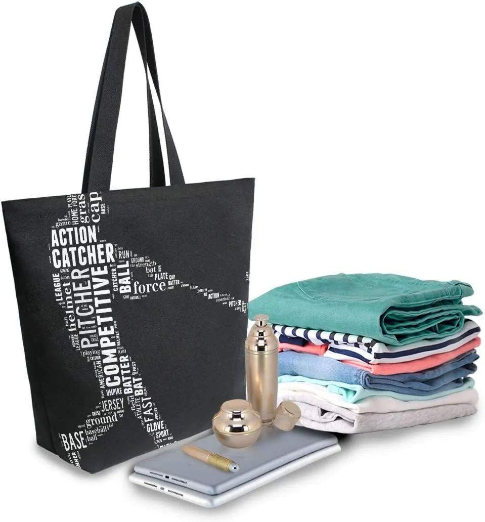 SUABO Tote Bag Kitchen Reusable Grocery Bags Canvas Shopping Bag for Mom's Gift Outdoor