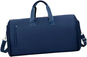 Suit Bag Tote Portable Business Travel Bag for Hiking for Men Women Trip Holiday, Dark Blue
