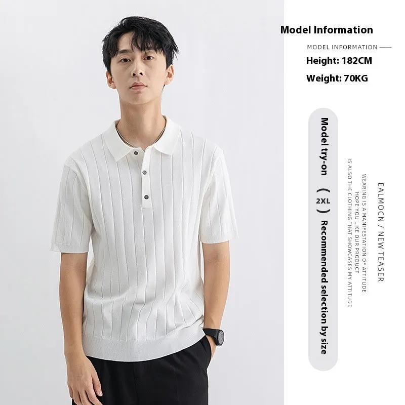 Summer Casual Sweater Men's Breathable