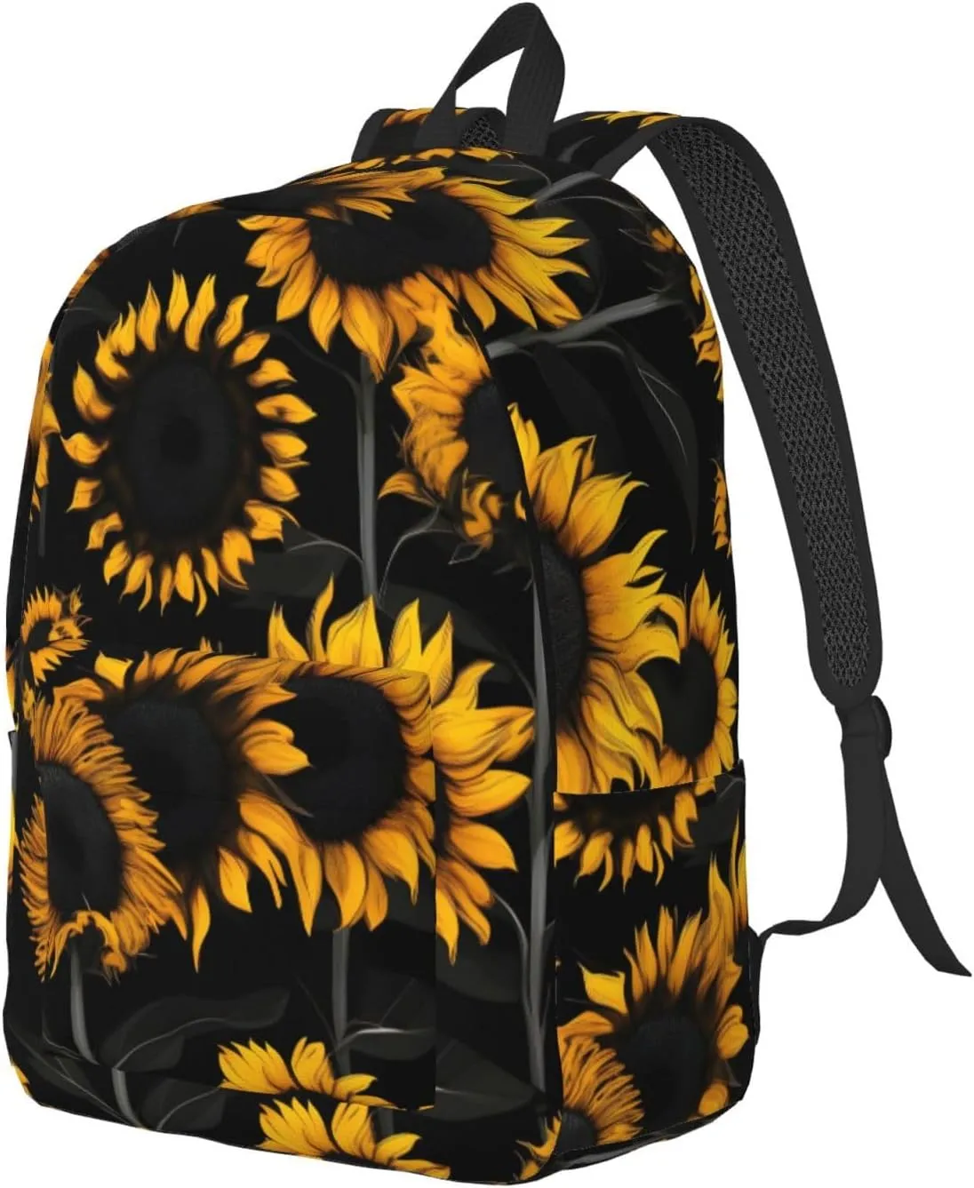 Sunflower Blooming Flowers Plants print Duffel Bag, Lightweight Duffel Bag, Casual Backpack, 17.7 x 6.3 x 12.2 inches
