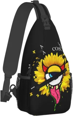 Sunflower Chest Bags Crossbody Sling Bag Shoulder Bag Travel Hiking Daypack For Men Women