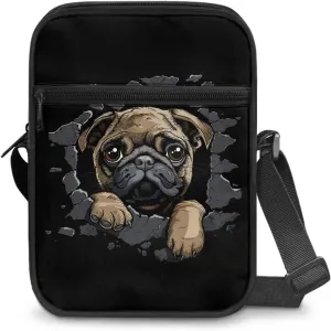 Suobstales Shoulder Bag Crossbody Bag for Women Men Small Messenger Bag Casual Handbag with Adjustable Strap for Work Cycling