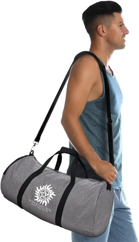 Supernatural Anti Possession Symbol Lightweight Duffel Bag for Sports and Gym Packable for Travel
