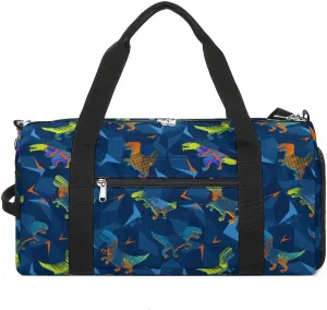 T Rexs Sports Tote Gym Bag for Women Men, Overnight Bag with Shoe Compartment Water Resistant