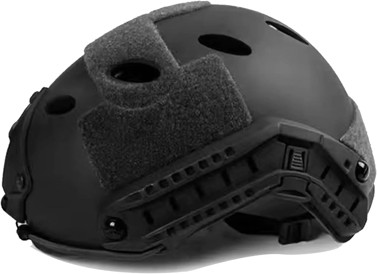 Tactical Adjustable Helmet Airsoft Style PJ Type Fast Helmet with NVG Mount Goggles for CQB Paintball