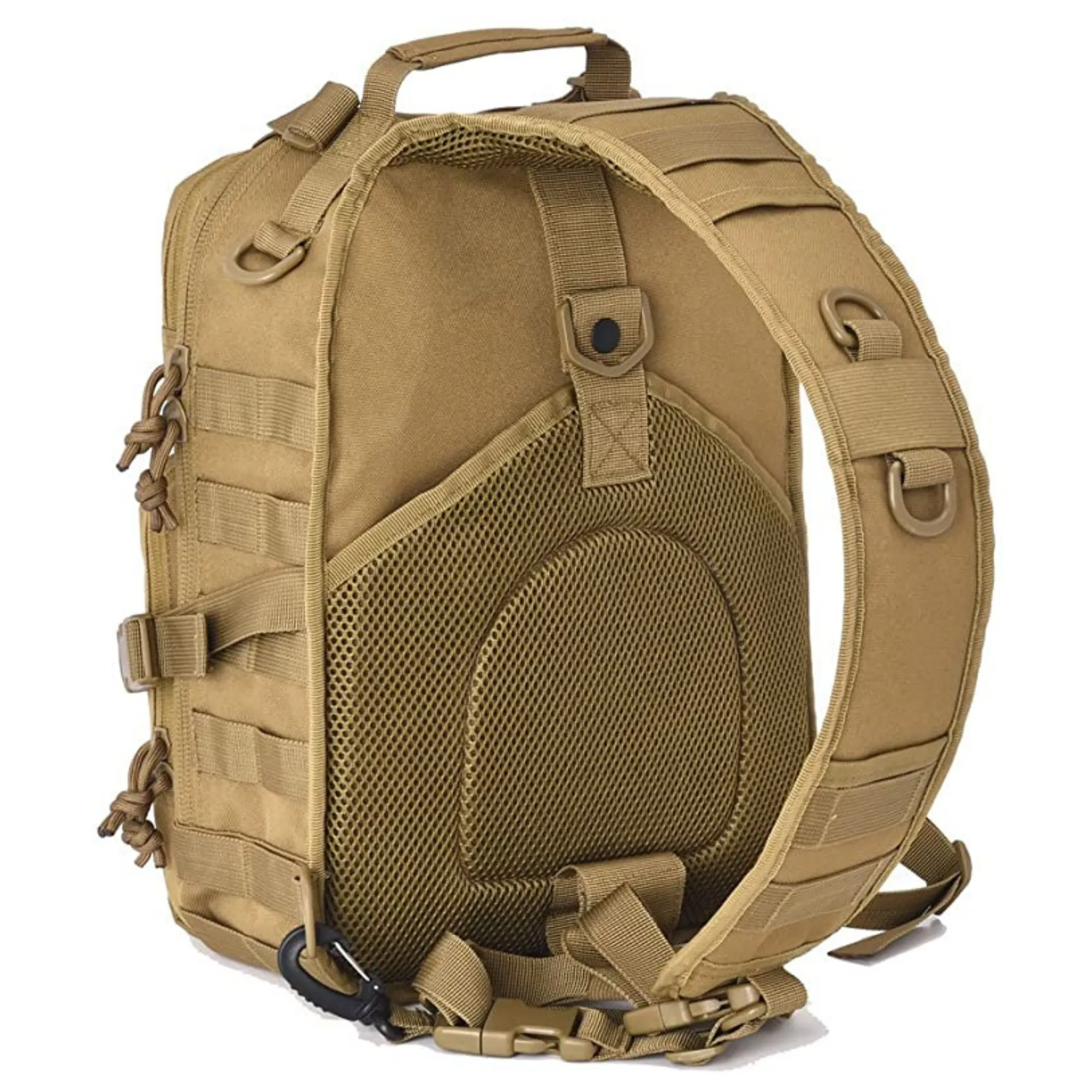 Tactical Military Sling Backpack 15L Shoulder Bag Molle Outdoor Daypack Backpack with Adjustable Strap by Jupiter Gear Home