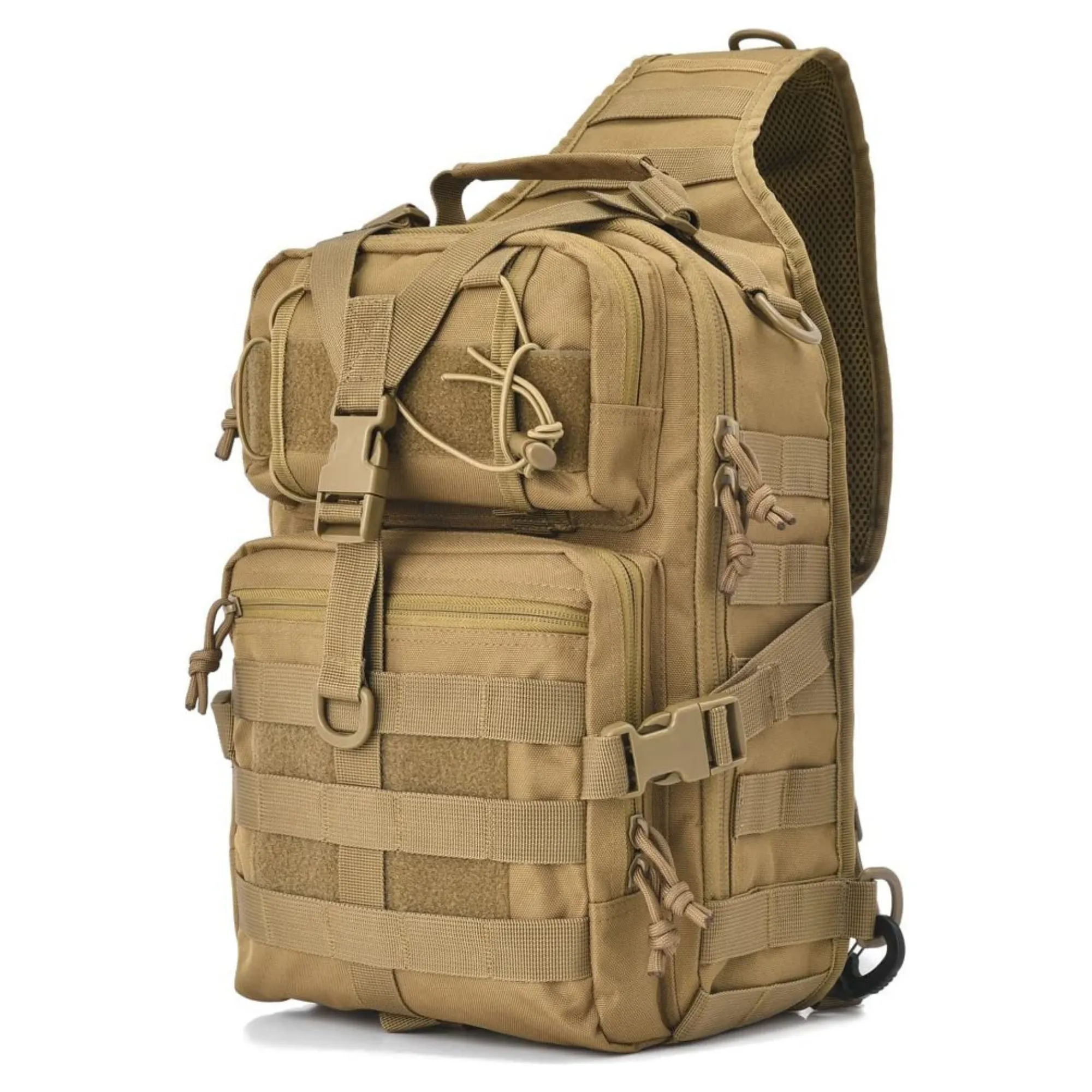 Tactical Military Sling Backpack 15L Shoulder Bag Molle Outdoor Daypack Backpack with Adjustable Strap by Jupiter Gear Home