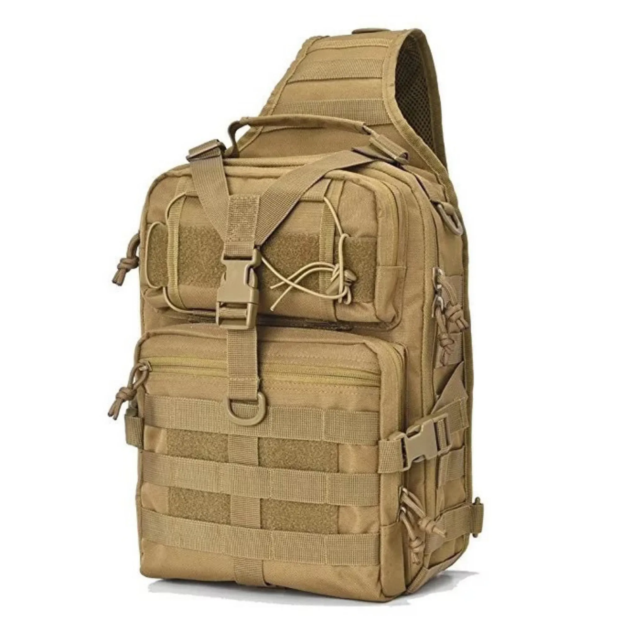 Tactical Military Sling Backpack 15L Shoulder Bag Molle Outdoor Daypack Backpack with Adjustable Strap by Jupiter Gear Home