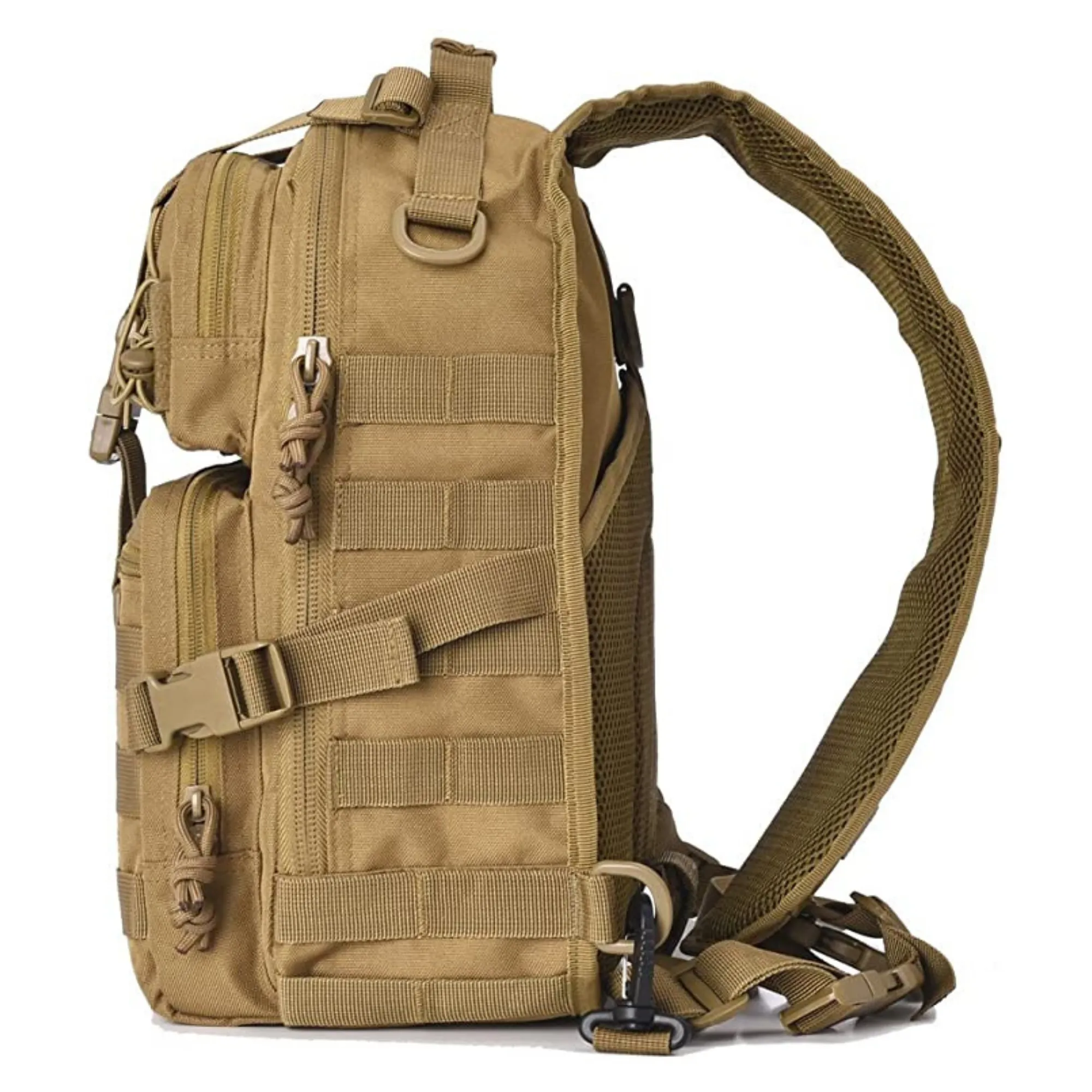 Tactical Military Sling Backpack 15L Shoulder Bag Molle Outdoor Daypack Backpack with Adjustable Strap by Jupiter Gear Home