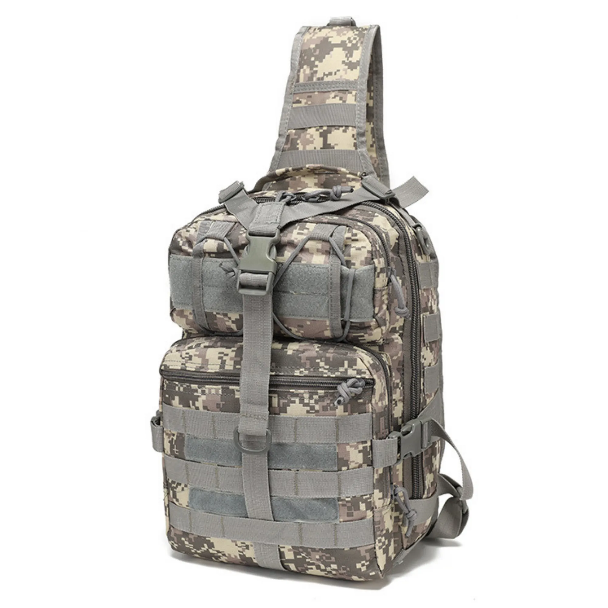 Tactical Military Sling Backpack 15L Shoulder Bag Molle Outdoor Daypack Backpack with Adjustable Strap by Jupiter Gear Home