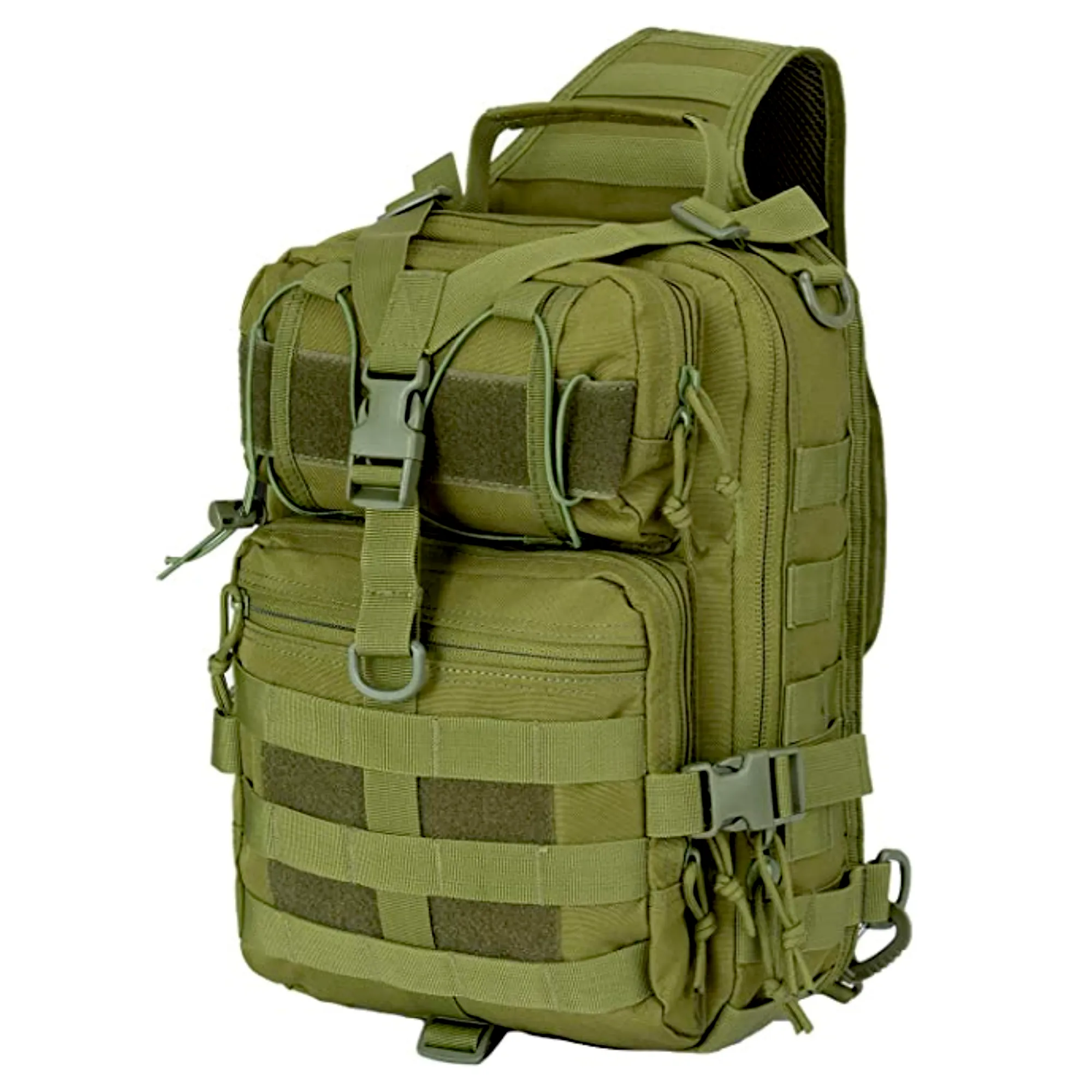 Tactical Military Sling Backpack 15L Shoulder Bag Molle Outdoor Daypack Backpack with Adjustable Strap by Jupiter Gear Home