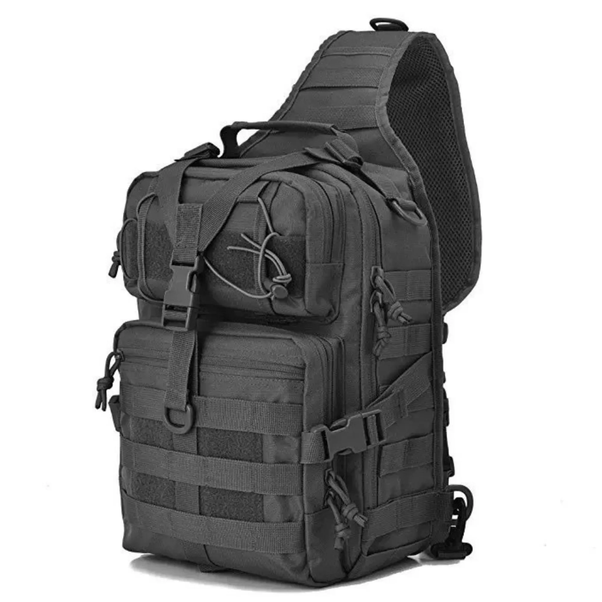 Tactical Military Sling Backpack 15L Shoulder Bag Molle Outdoor Daypack Backpack with Adjustable Strap by Jupiter Gear Home