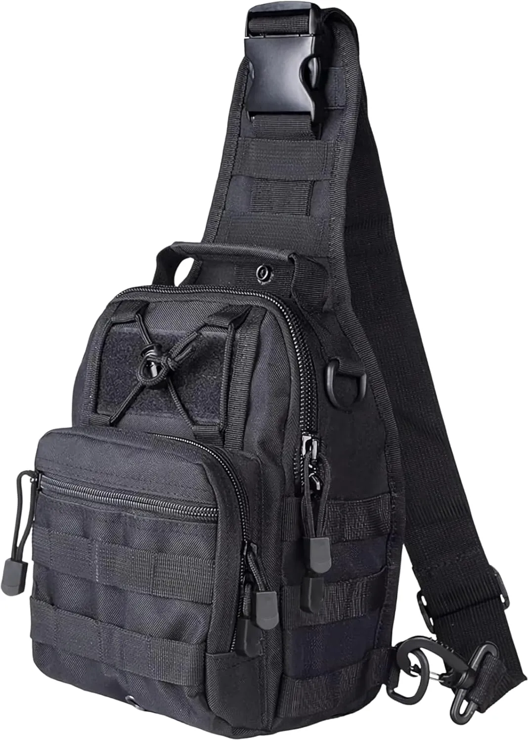 Tactical Shoulder Sling Bag Small Outdoor Chest Pack Backpack for Men Traveling, Trekking, Camping, Sling Backpack