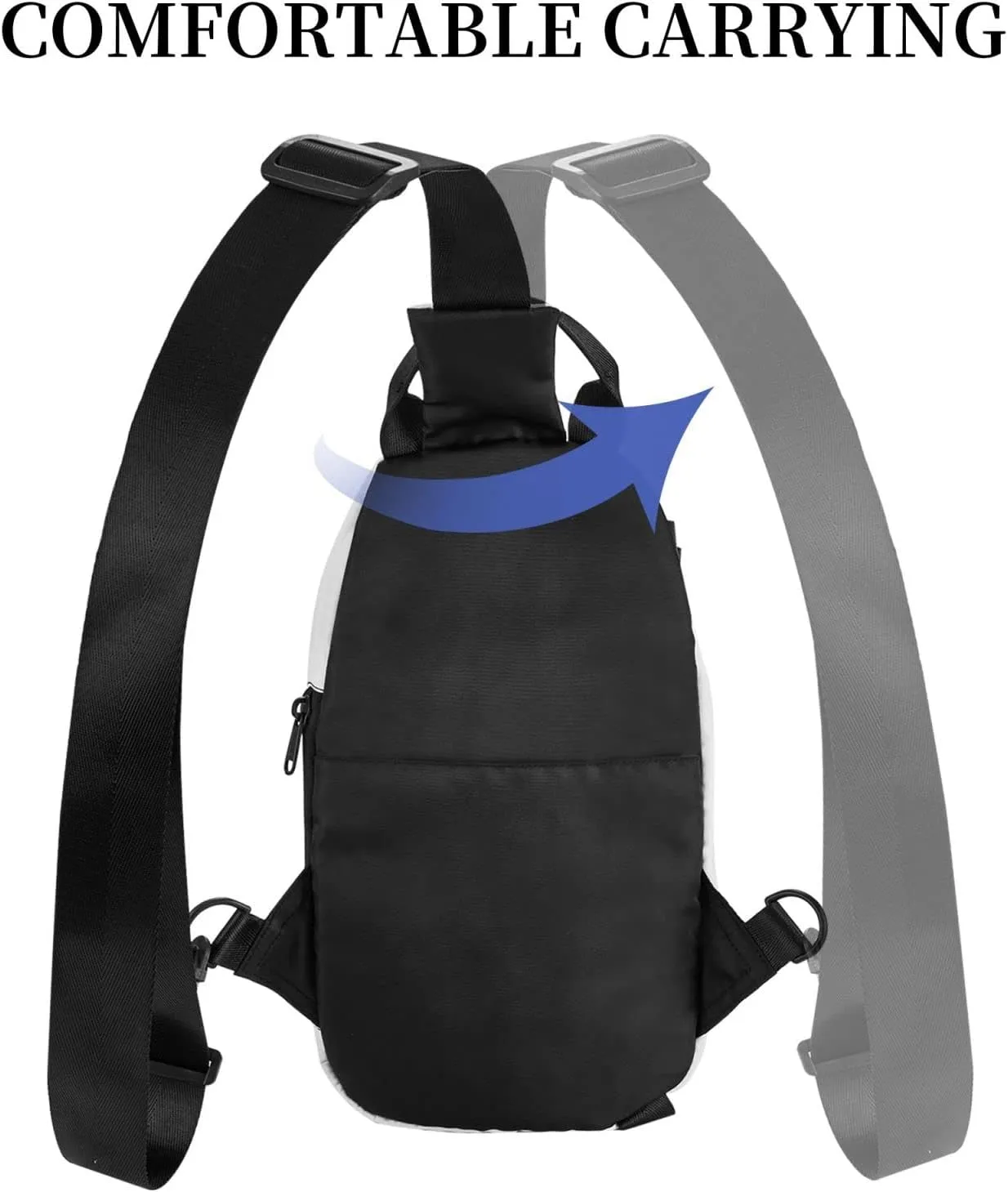 ThAyLa Adorable Pacifier Sling Bag For Women Casual Crossbody Backpack Shoulder Bag Chest Bag Daypack For Hiking Sports