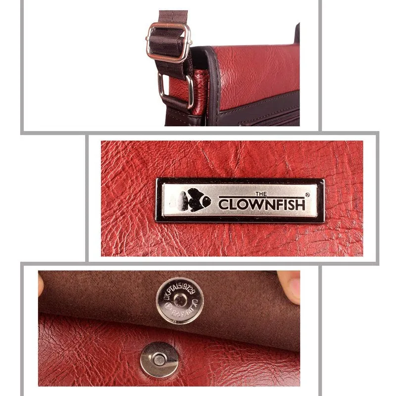 THE CLOWNFISH Radiant Sling Bag, Sling Bags for Womens, Sling Bag for Travel, Sling Bag for Mens,Sling Bag for Women, Side Bag for Girls, Side Bag for Men, Messenger Bag, Tablet Bag (Black)