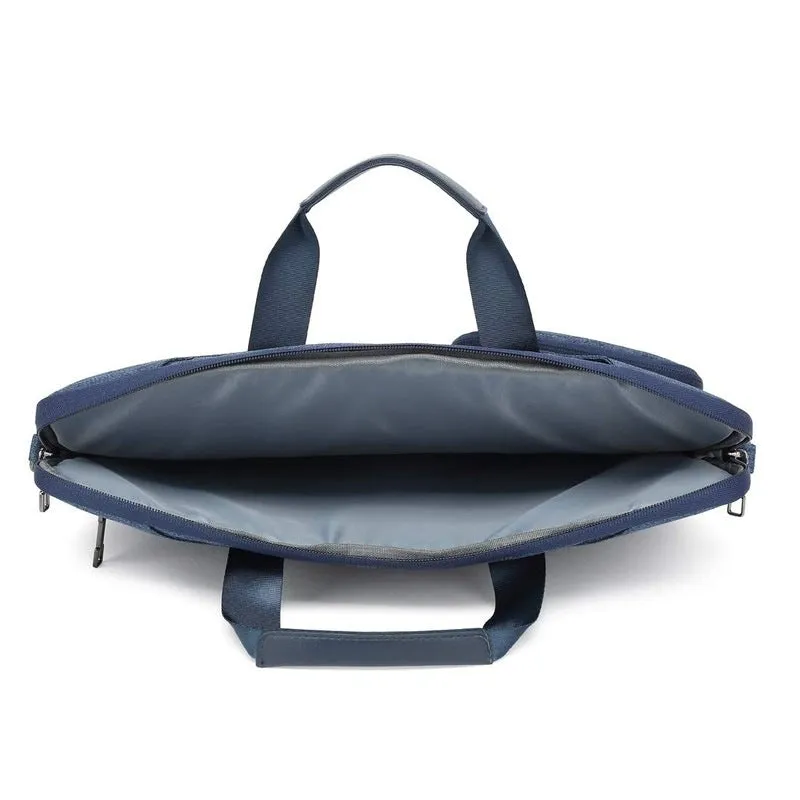 THE CLOWNFISH Shoulder Bag - Water Resistant, Lightweight | Fits 15.6 inch Laptops | Light Grey
