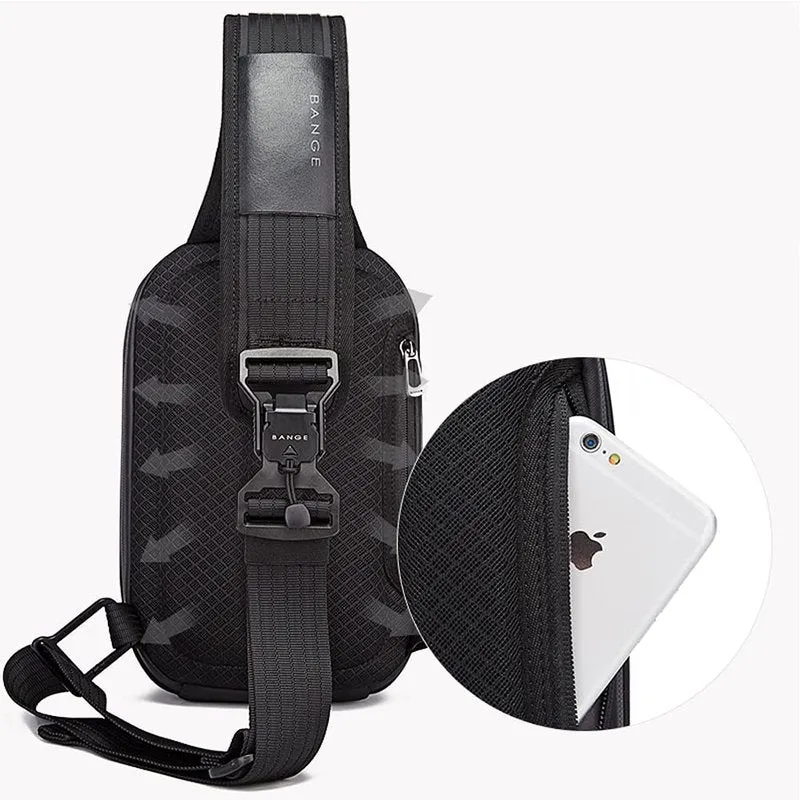 THE CLOWNFISH Water Resistant Sling Bag - Anti-Theft, Durable | 3L Capacity | Green