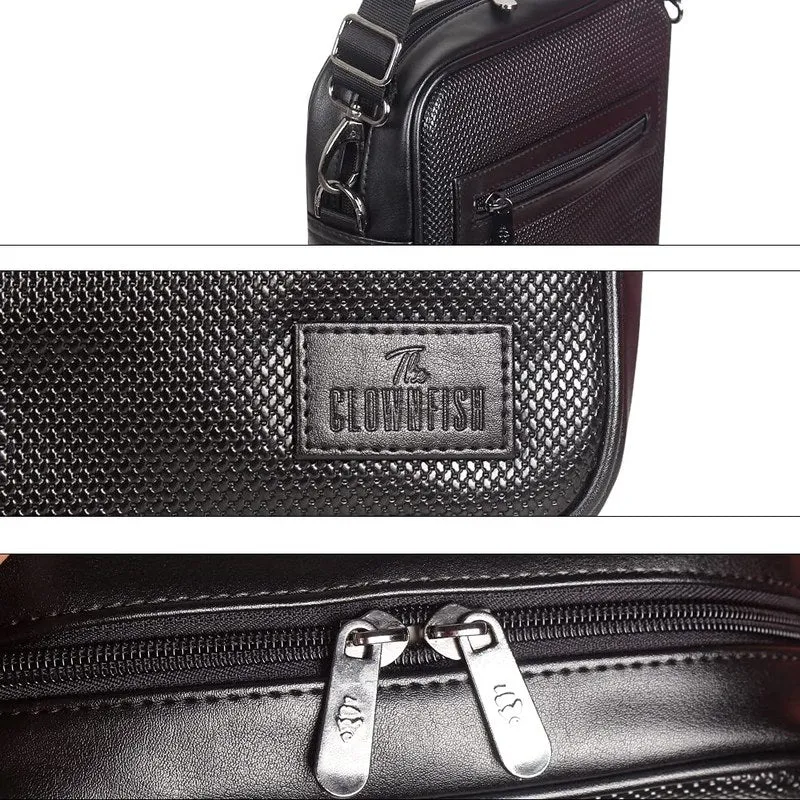 THE CLOWNFISH Winchester Vegan Leather Crossbody Long Flap 25 cms water-resistant Sling Shoulder Bags Messenger Bag for Travel and Business (Chocolate)