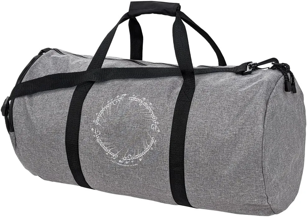 The Lord of The Rings Mordor Script Lightweight Duffel Bag for Sports and Gym Packable for Travel