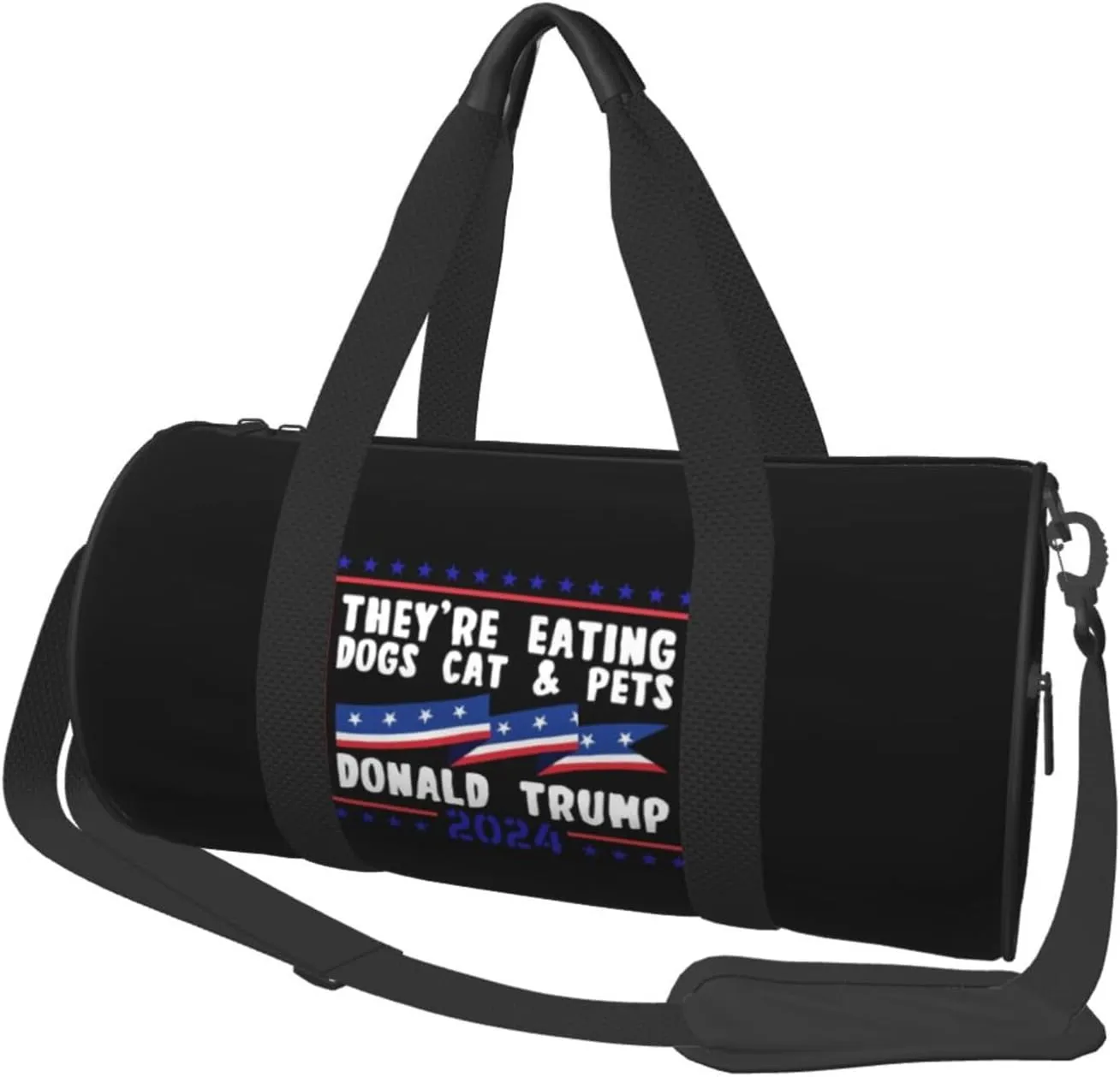 They'Re Eating The Dogs, Eating The Cats Duffel Bag Gym Bag Travel Sports Tote Large Foldable Beach Swim Yoga6