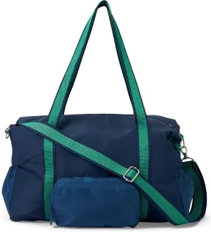 THIRTY-ONE Gifts Packaway Duffle Bag, Foldable Travel Bag for Gym Essentials and Weekend or Overnight Trips