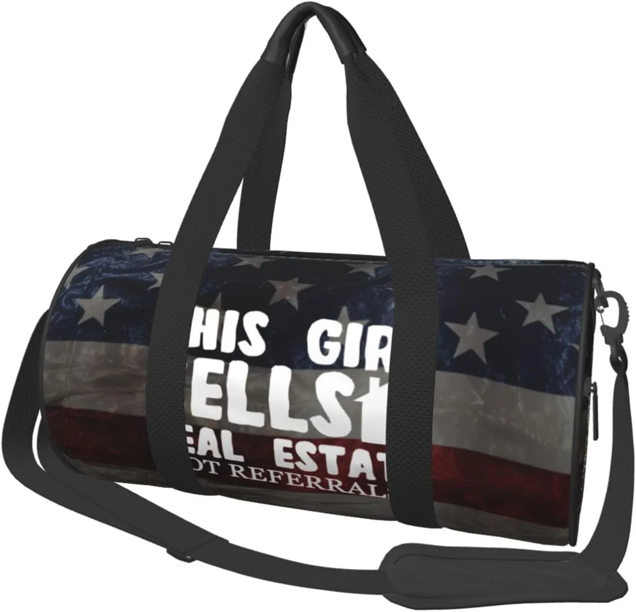 This Girl Sells Real Estate Duffel Bag Gym Bag Travel Sports Tote Large Foldable Beach Swim Yoga4