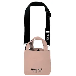 Tote Bag w Strap, Mini – Pink/Blush