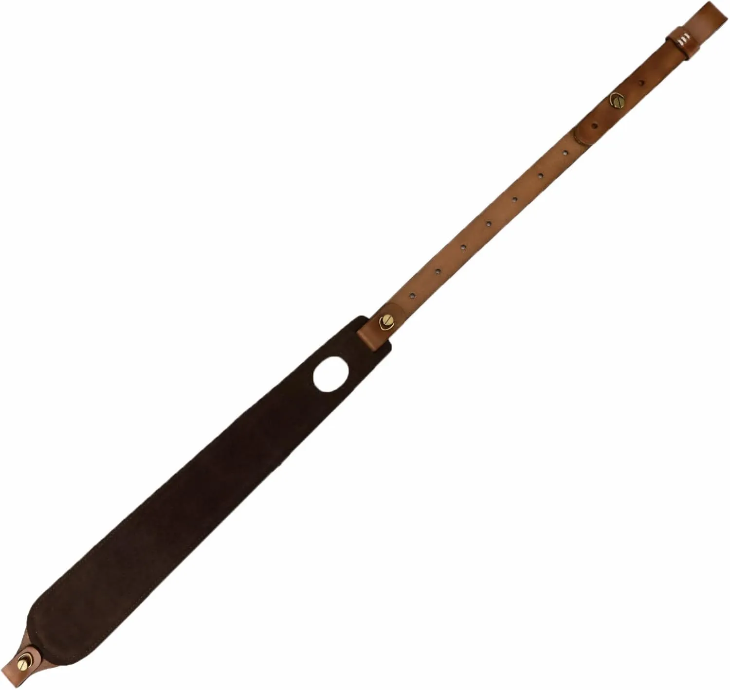TOURBON Leather Gun Sling Shotgun Strap with 12 Gauge Shell Ammo Holder and Swivels