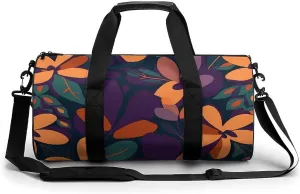 Travel Duffel Bag for Men And Women,Leaf Shape Waterproof Sports Fitness Bag Portable Travel Duffel Bag