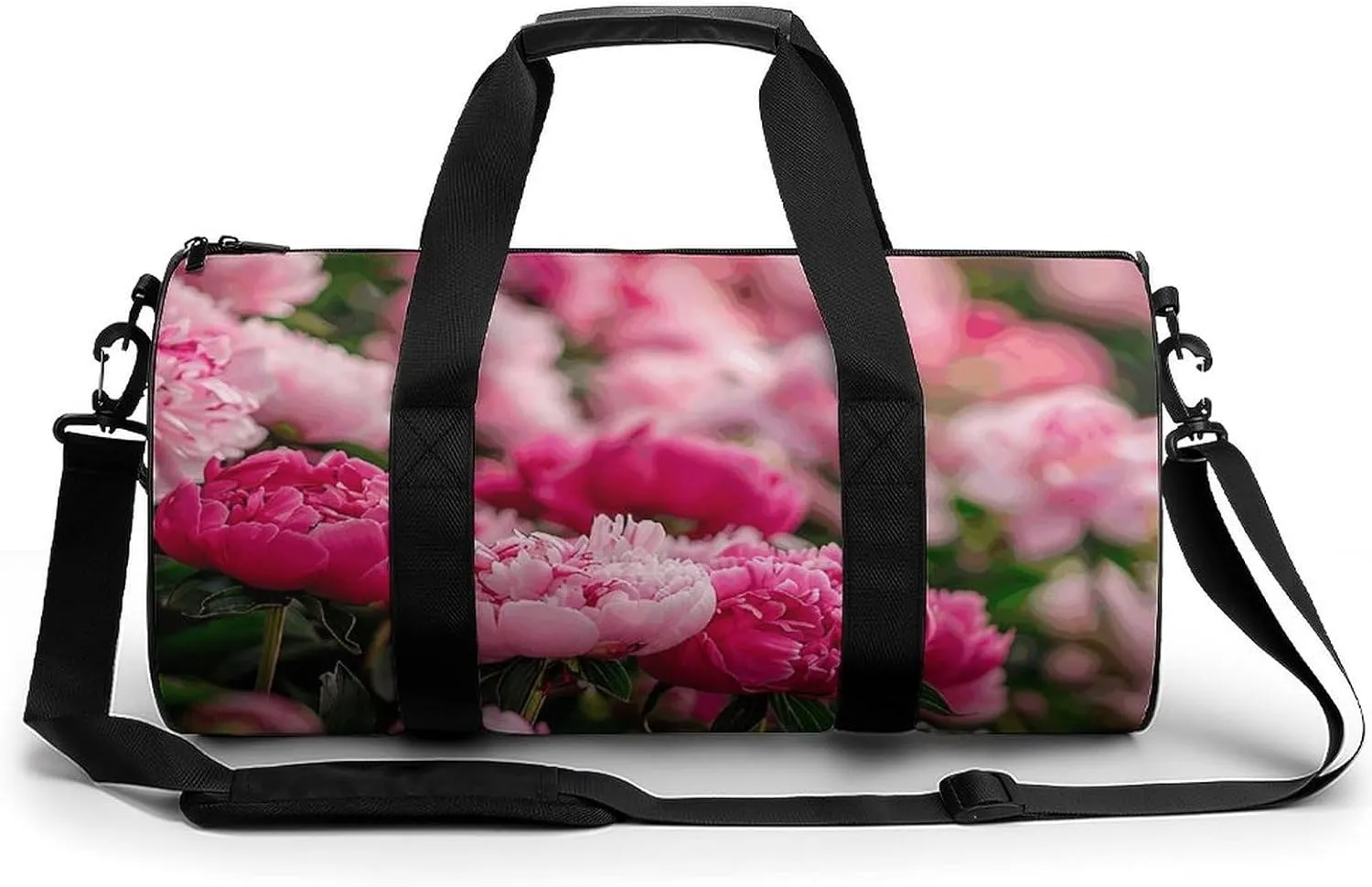 Travel Duffel Bag for Men And Women,There Are Many Flowers Waterproof Sports Fitness Bag Portable Travel Duffel Bag