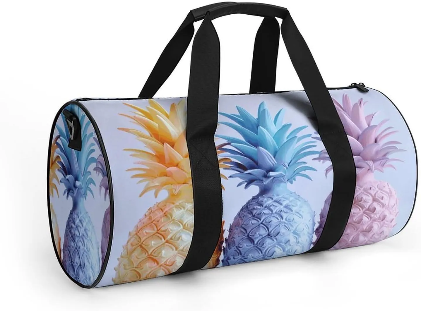Travel Duffel Bag for Men And Women,Three Stained Glass Waterproof Sports Fitness Bag Portable Travel Duffel Bag