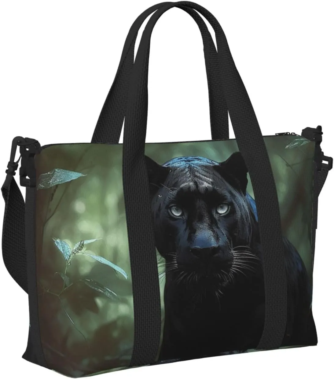 Travel Duffle Bag Weekender Bags for Men Women Adjustable Large Capacity Weekender Overnight Bag Carry On Tote Bags Waterproof Sport Gym Bag for Travel Yoga, Tree Animalâ, One Size