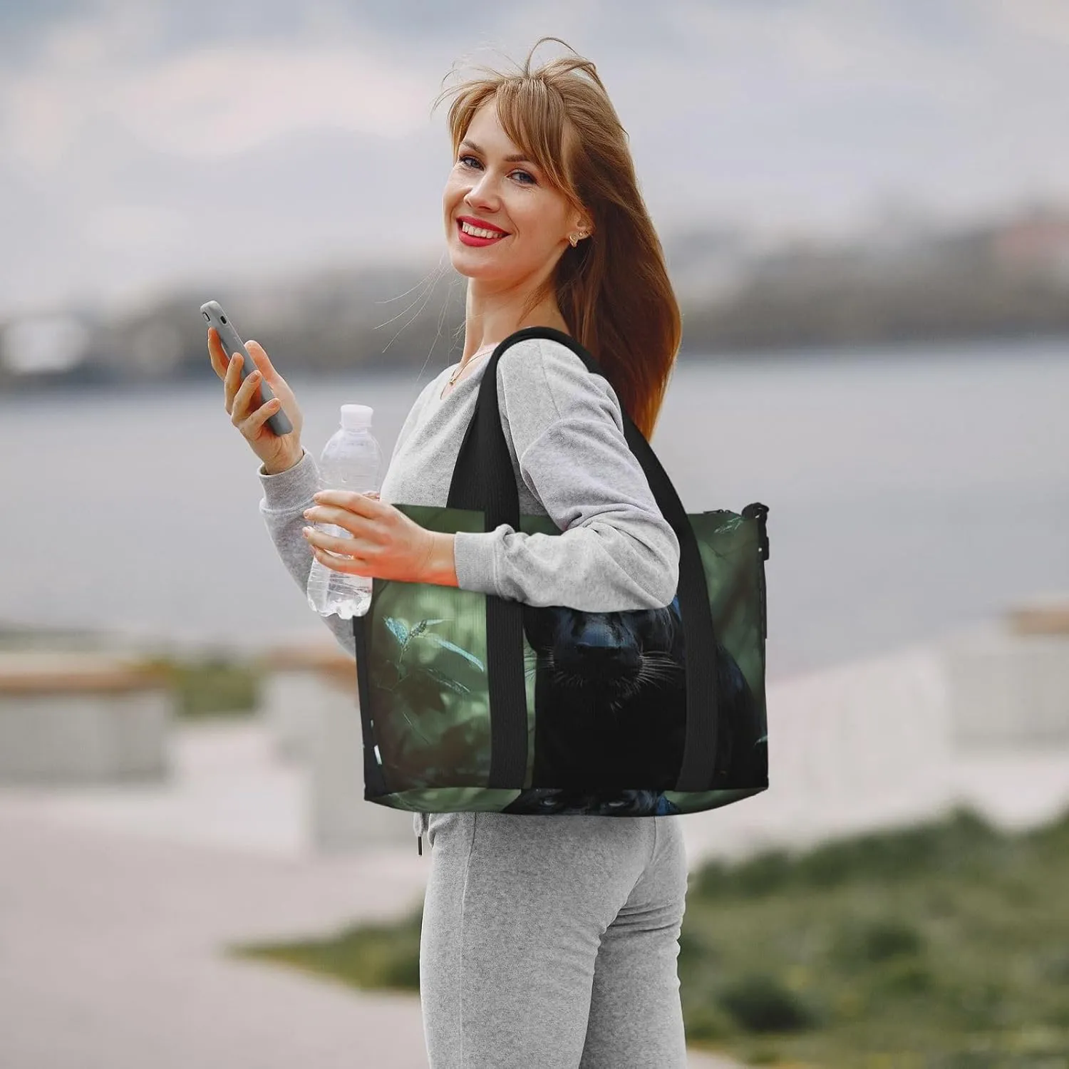 Travel Duffle Bag Weekender Bags for Men Women Adjustable Large Capacity Weekender Overnight Bag Carry On Tote Bags Waterproof Sport Gym Bag for Travel Yoga, Tree Animalâ, One Size