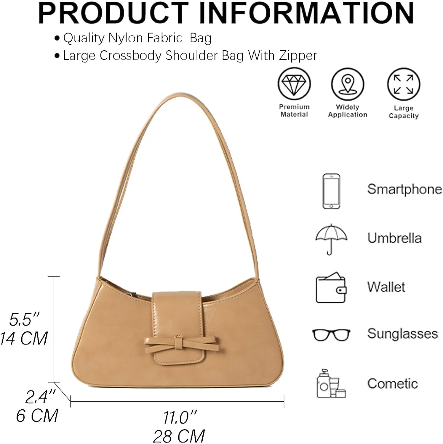 Trendy Red Shoulder Bag for Women Patent Leather Hobo Handbags Y2K Purses Clutch Bag Cute Bow Purse
