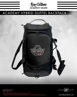 Tri City Jiu-Jitsu Academy Hybrid Duffel Backpack #1424