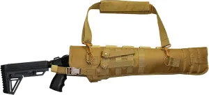 Trinity scabbard for Henry Axe in .410 Lever Action Soft Range molle Holster Bag Shoulder Military Security ATV Horse Motorcycle Truck Quad Carry Padded Bag TAN 25 inches.